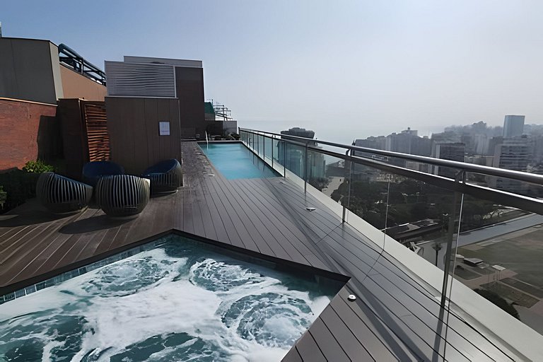 El lujo en "Perú" Dpto premium con Terraza & Vista